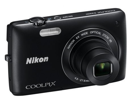 Nikon COOLPIX S4400 20.1MP 6X Optical Zoom Digital Camera - Black N2