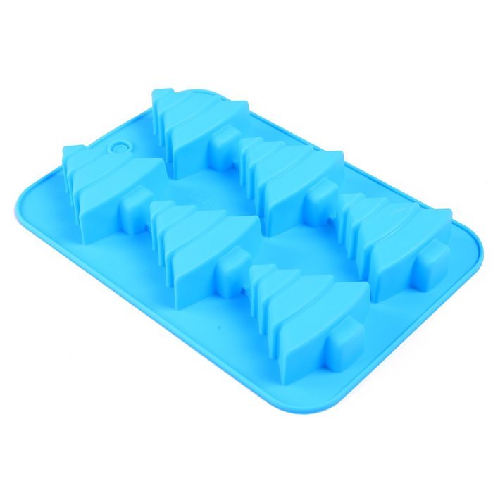 HDE Christmas Tree Party Novelty Silicone Jello Chocolate Mold Ice Cube Tray N2