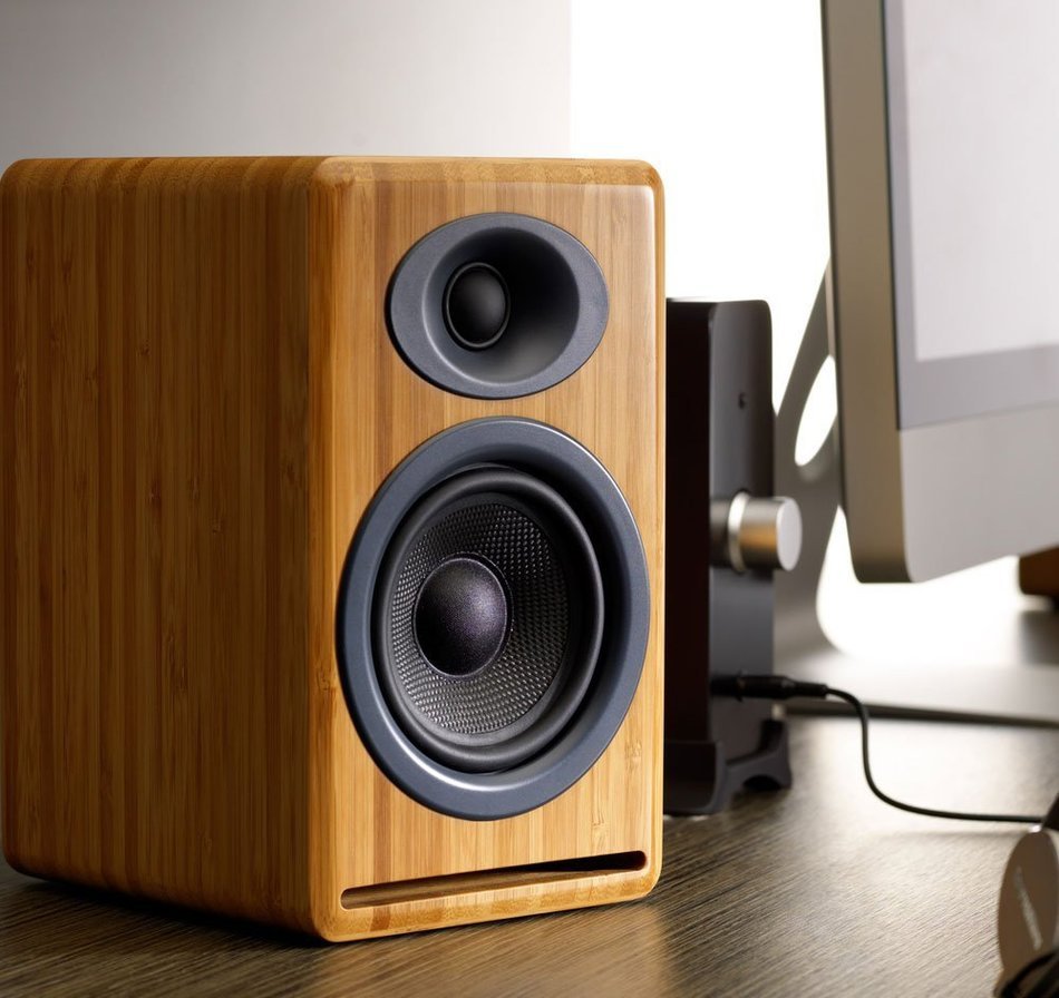 Audioengine P4 Black (Pr.) 2-Way Passive Bookshelf Speaker (AP4B) N3