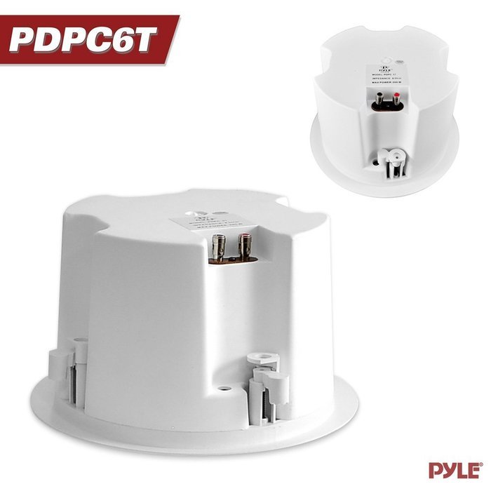 Pyle Home PDPC82 8-Inch In-Ceiling 2-Way Flush Mount Enclosure Speaker System N5