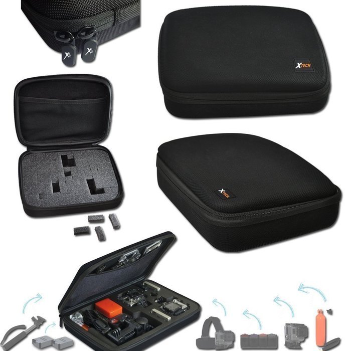 Xtech&reg; Essential 15 piece Accessory Kit for GoPro HERO4 Hero 4 Digital Camera Includes an 8GB High Speed Memory... N3