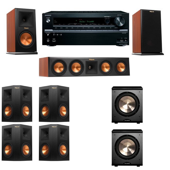 Klipsch RP-160M-Ch Monitor Speaker 7.2 PL-200 Onkyo TX-NR646