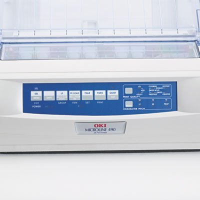 Microline 490 24-Pin Dot Matrix Printer, Sold as 2 Each