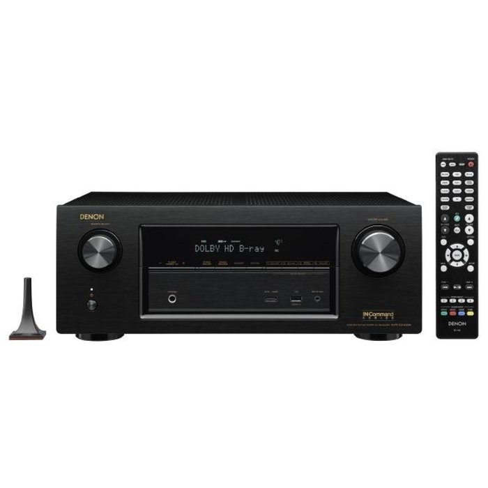 Denon AVR-X2100W 7.2 Channel Full 4K Ultra HD A/V Receiver with Bluetooth and Wi-Fi + 2 Polk Audio TSi400 Speaker... N3