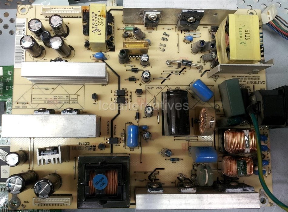 LG Flatron W2452TQT Repair Kit, LCD Monitor, Capacitors, Not the Entire Board