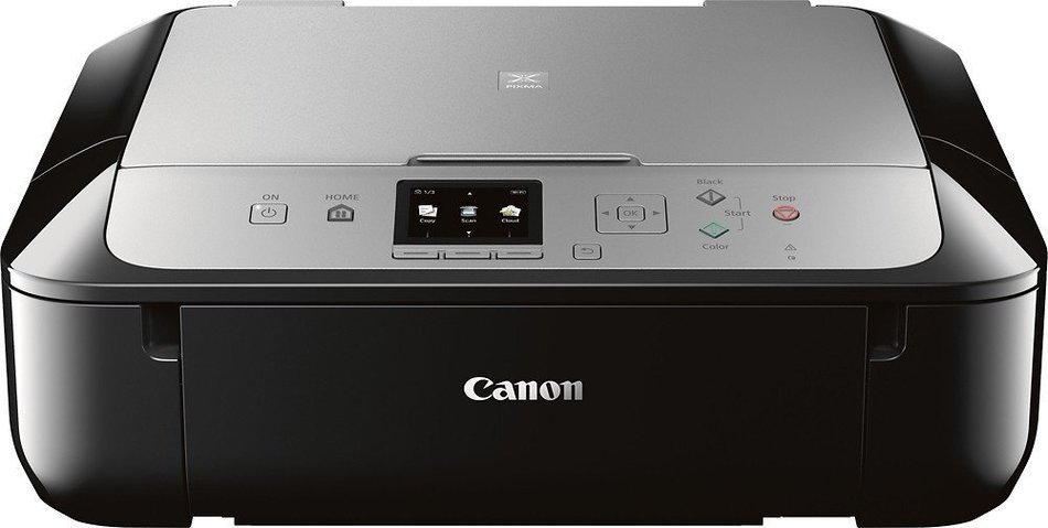 Canon - PIXMA MG5721 Wireless All-In-One Printer - Black/Silver N2