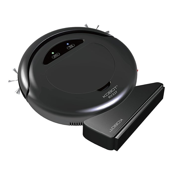 Techko Kobot RV337-BK Kobot Robotic Vacuum with Auto Charging Home Base, Black