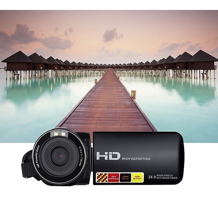 Camera Camcorders, ROFISA Portable Handheld Digital Camera Video Camcorder HD Max. 24M 1920X1080P DV 3" LCD Screen... N3