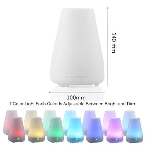 Aroma Diffuser,Bailsy 100ml Colorful Ultrasonic Humidifier Aroma Diffuser / Aromatherapy Essential oil Diffuser... N5