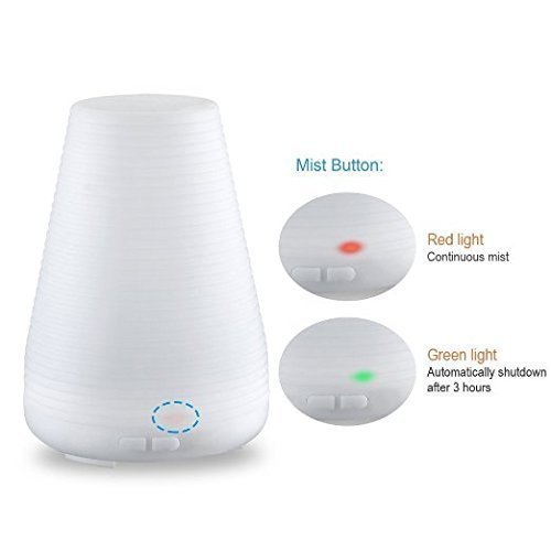 Aroma Diffuser,Bailsy 100ml Colorful Ultrasonic Humidifier Aroma Diffuser / Aromatherapy Essential oil Diffuser... N6