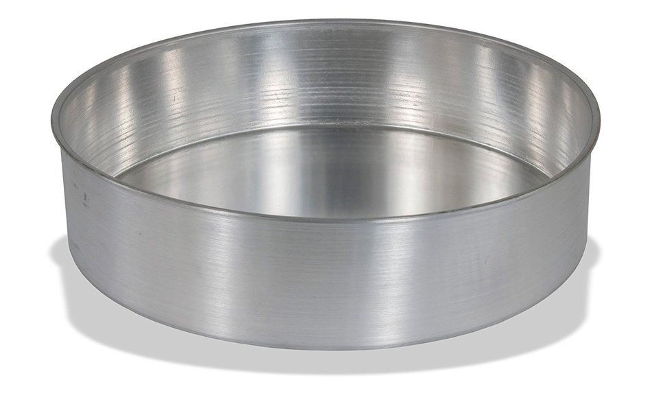 Crestware Commercial 10 x 3 Round Aluminum Cake Pan, Package of 6