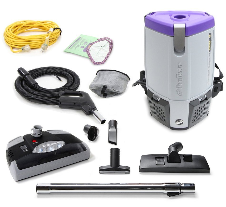 NEW Proteam ProVac Super Coach Pro 6 QT Vacuum Cleaner with Power Head N2