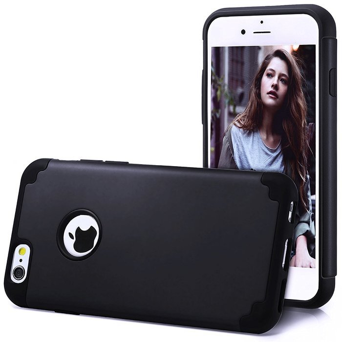 iPhone 6s, 6 Case, [4.7 Inch] HLCT Slim Fit Thin, Soft Interior Silicone Bumper & Hard PC Back, Shock-Absorption... N8