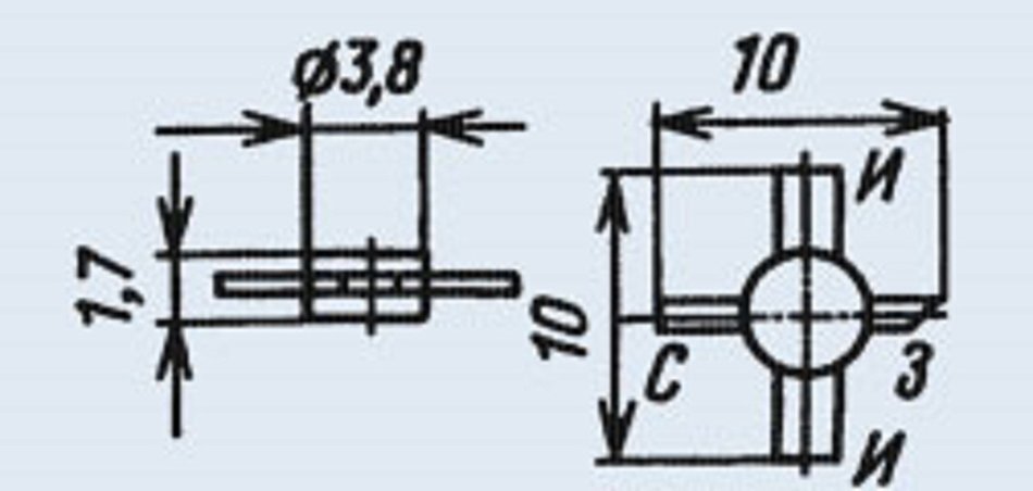 Transistor silicon military KP312B (2P312B) analogue 2N4416 USSR 2 pcs N2
