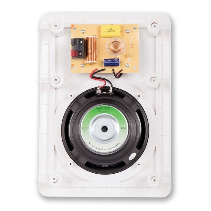 Acoustic Audio MT6 In Wall 6.5" Speaker 4 Pair Pack 2 Way Home Theater 2000 Watt MT6-4PR N2