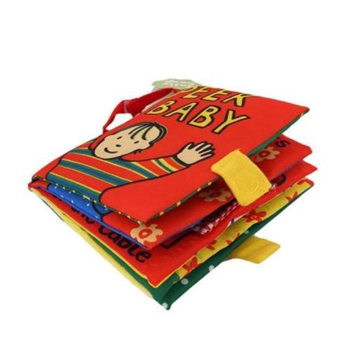 ShungHO Animal Tails Cloth Book Toy Baby Developmental Books Learning Education Gift Toy N8