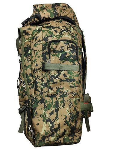 SB@Camouflage Outdoor Mountaineering Bags 60l Capacity Shoulder Bag Men And Women Travel Backpack Camping Bag... N4