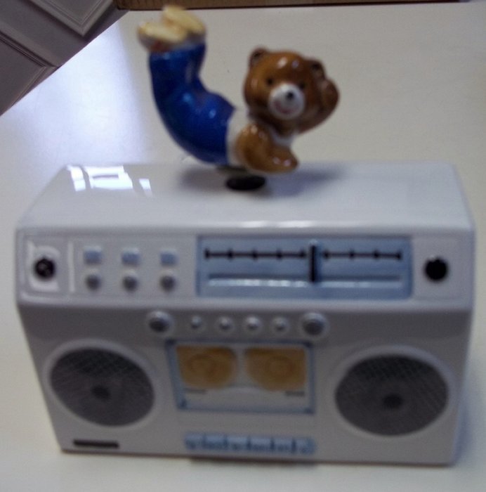 Boombox Bear Music Box