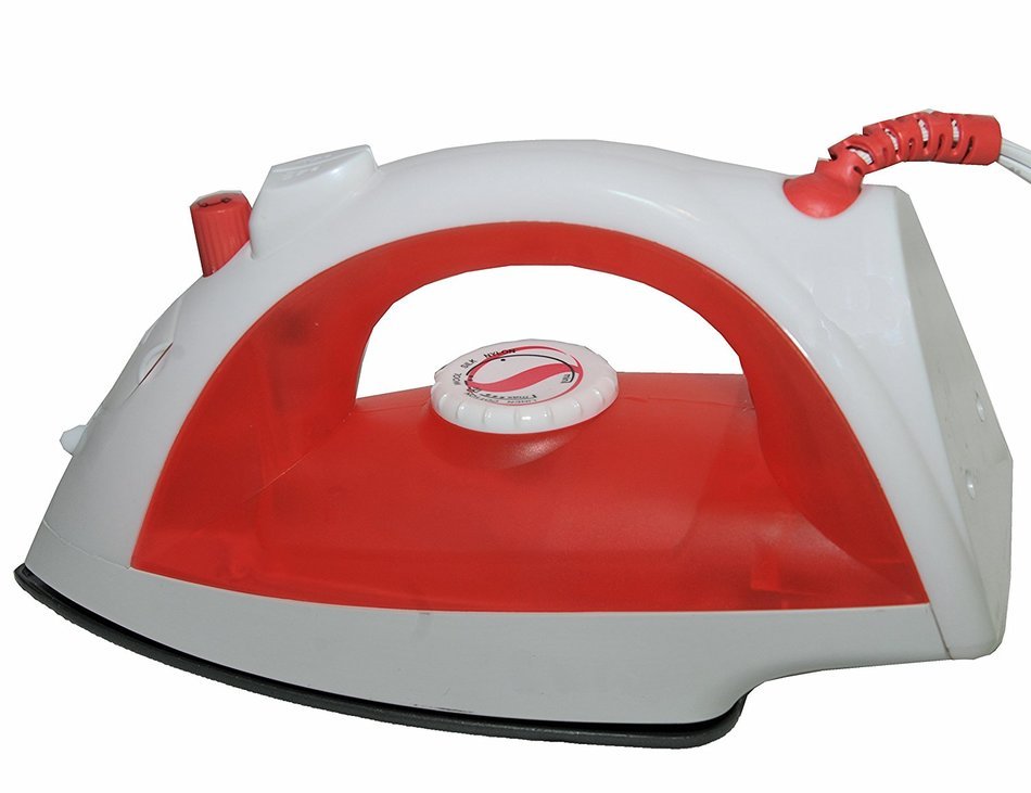 Full Function 1200 Watt Self Cleaning Steam 8 Ft. Cord Iron Red N2