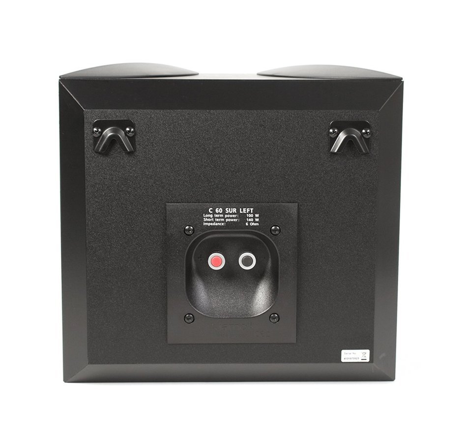 Jamo C60 SUR Right Surround Sound Speaker (Single, Black) N3