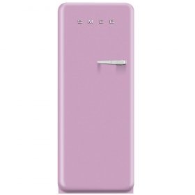 Smeg FAB28UPKL1 24" 50s Retro Style Top-Freezer Refrigerator with 9.22 Cu. Ft. Capacity Ice Compartment Interior...