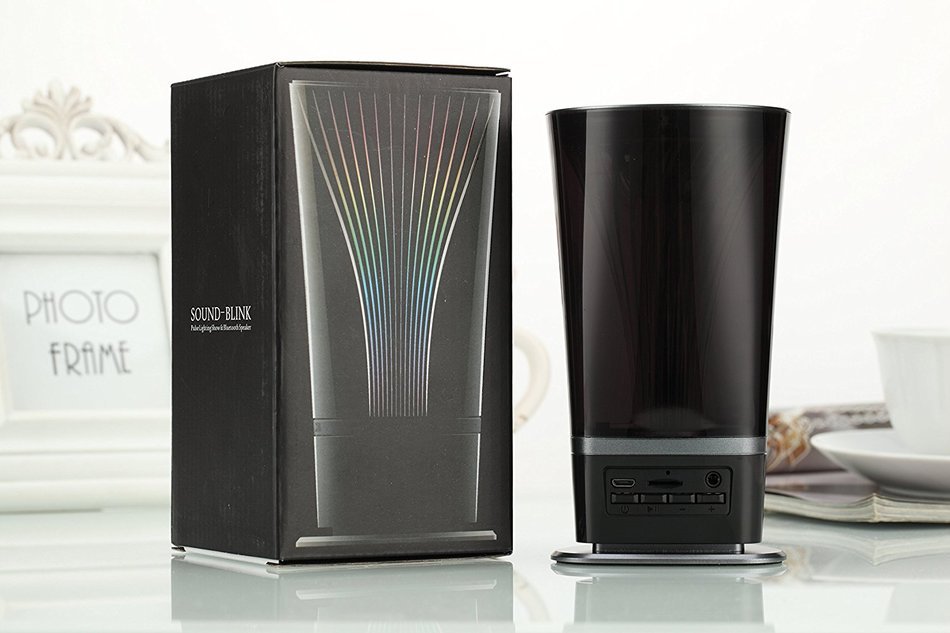 Bluetooth Speakers with FM radio,Portable Color Changing LED Light Wireless HI--FI Surround Stereo Sound Speaker... N5