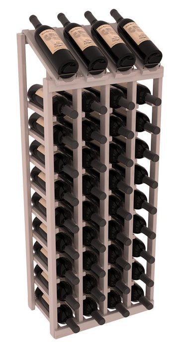 Wine Racks America Redwood 4 Column 10 Row Display Top Kit. 13 Stains to Choose From! N6