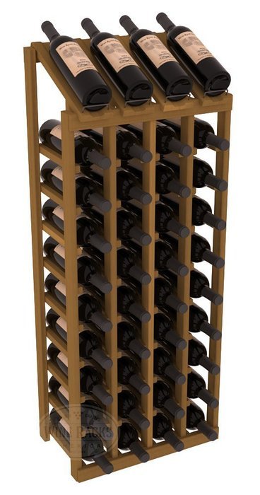 Wine Racks America Redwood 4 Column 10 Row Display Top Kit. 13 Stains to Choose From! N7