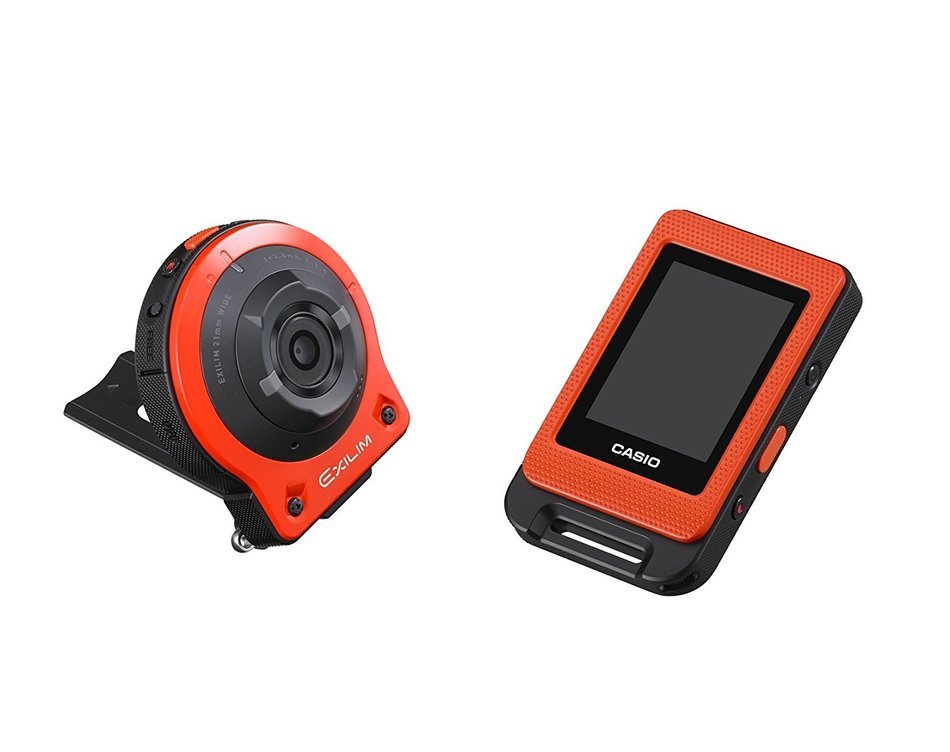 CASIO digital camera EXILIM 14.1M pixel camera unit / controller separation freestyle camera Orange EX-FR10EO N7