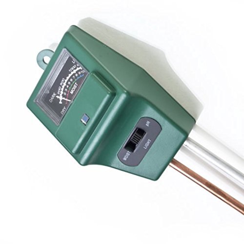 RioRand&reg; 3 in 1 PH Tester Soil Water Moisture Light Test Meter for Garden Plant Flower N2