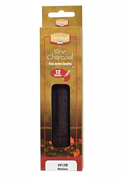 Alvin and Co. Medium Vine Charcoal (Set of 12)