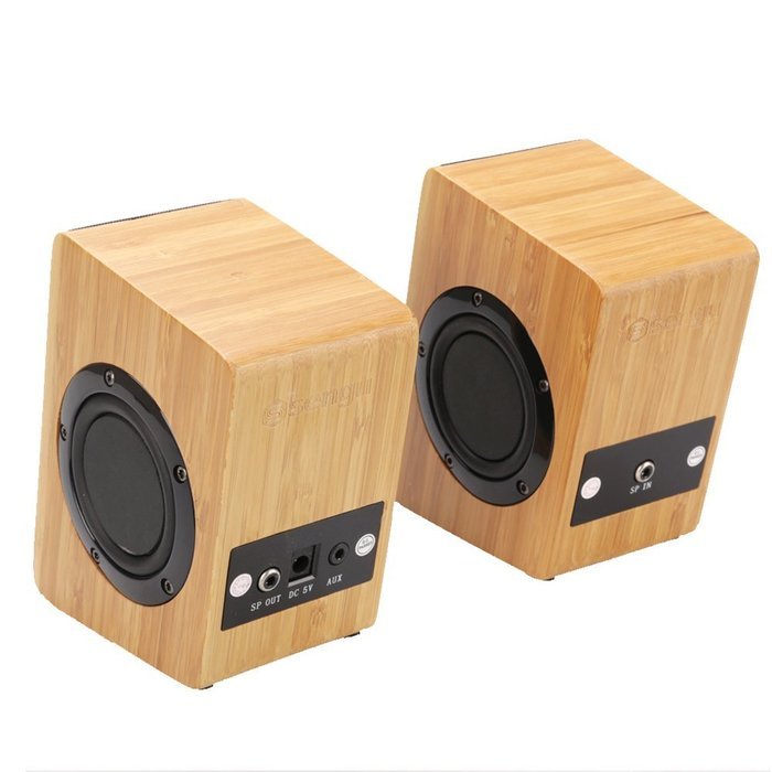 Sengu SG-S131 Hi-fi Bamboo Speaker With USB Powered N25