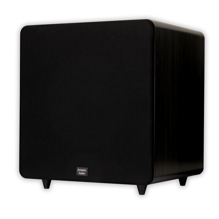 Acoustic Audio CS-PS65-B Front Firing Subwoofer (Black) N15