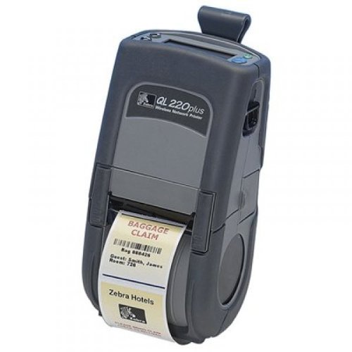 QL220 Plus Direct thermal Mobile Printer 2 inch" USB 16MB RAM 8MB Flash LCD Bluetooth Linered Platen & Belt Clip