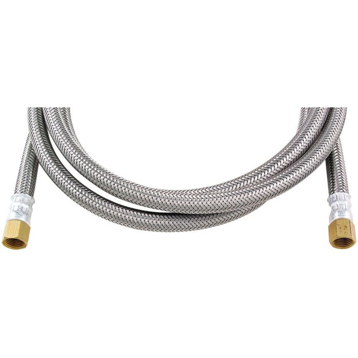 Certified Appliance IM84SS 84 in. Braided Stainless Steel Ice Maker Connector