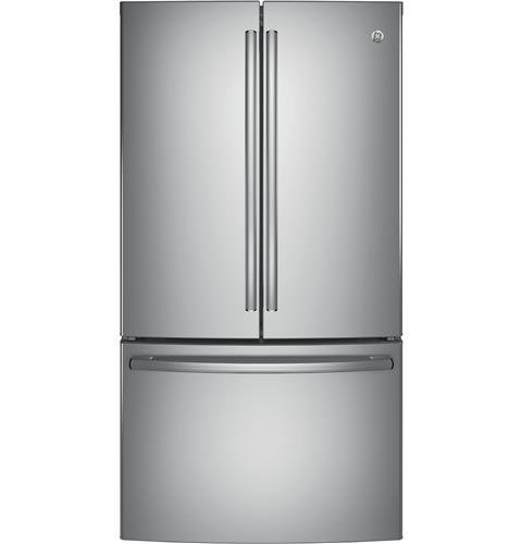 GE GNE29GSKSS 36" Freestanding French-door Refrigerator with 28.5 Cu. Ft. Capacity, in Stainless steel