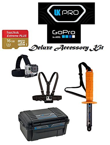 UK Pro Deluxe Accessory Kit For GoPro Camera's #5