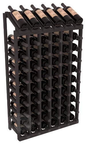 Wine Racks America Ponderosa Pine 6 Column 10 Row Display Top Kit. 13 Stains to Choose From! N10