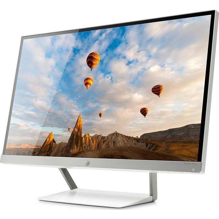 Hewlett Packard 2 Pavilion 27xw 27" IPS LED Backlit Monitors Bundle - Includes 2 Monitors
