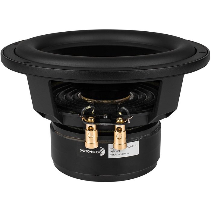Dayton Audio RSS210HF-4 8" Reference HF Subwoofer 4 Ohm N3