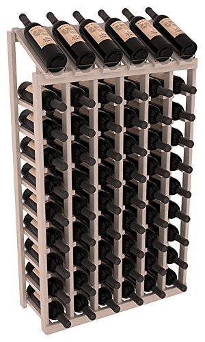 Wine Racks America Ponderosa Pine 6 Column 10 Row Display Top Kit. 13 Stains to Choose From! N12