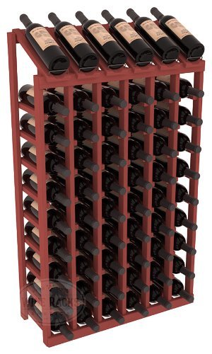 Wine Racks America Ponderosa Pine 6 Column 10 Row Display Top Kit. 13 Stains to Choose From! N13