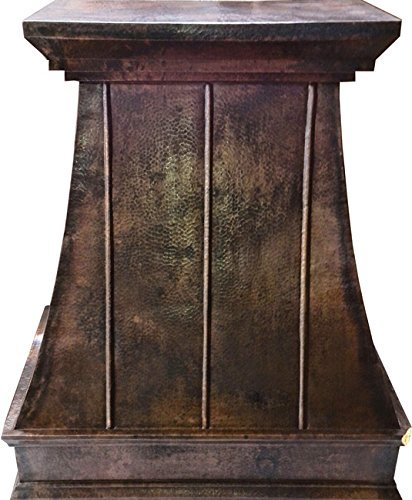 Copper Exhaust Oven Hood (light, 60")