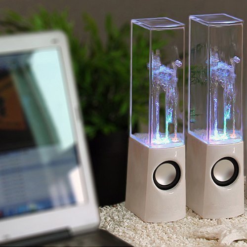 SUNYEE Colorful LED Fountain Dancing Water Mini Speakers for iPhone 4s 5 6 6S 6plus iPod iTouch Samsung S2 S3... N5
