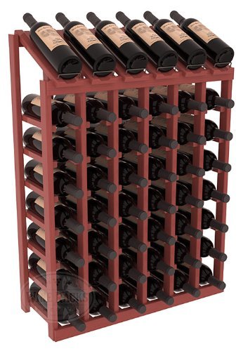 Wine Racks America Ponderosa Pine 6 Column 8 Row Display Top Kit. 13 Stains to Choose From! N6