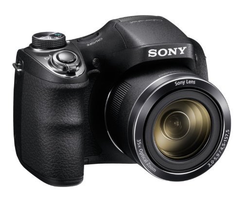 Sony DSC-H300/BM - 20.1MP High Zoom Point and Shoot Camera 35x Zoom - Black (Certified Refurbished) N2