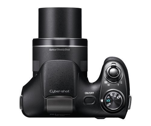 Sony DSC-H300/BM - 20.1MP High Zoom Point and Shoot Camera 35x Zoom - Black (Certified Refurbished) N3