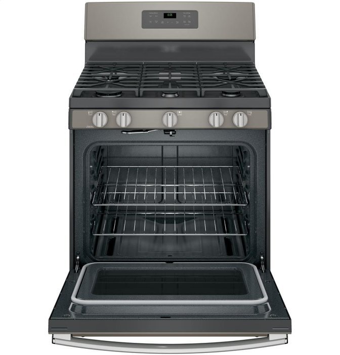 GE JGB660EEJES 30" Slate Gas Sealed Burner Range N2