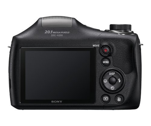 Sony DSC-H300/BM - 20.1MP High Zoom Point and Shoot Camera 35x Zoom - Black (Certified Refurbished) N4