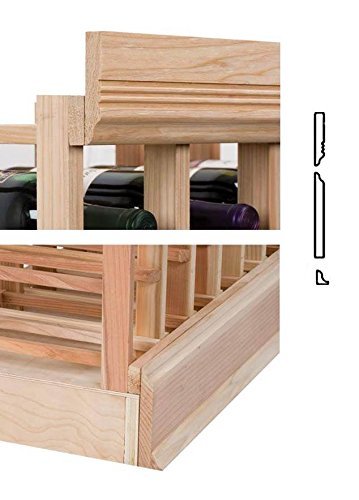 4 ft. Molding w 5.25 OG Base & Crown (Rustic Pine - Unstained)